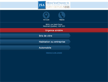 Tablet Screenshot of jsassurance.ca